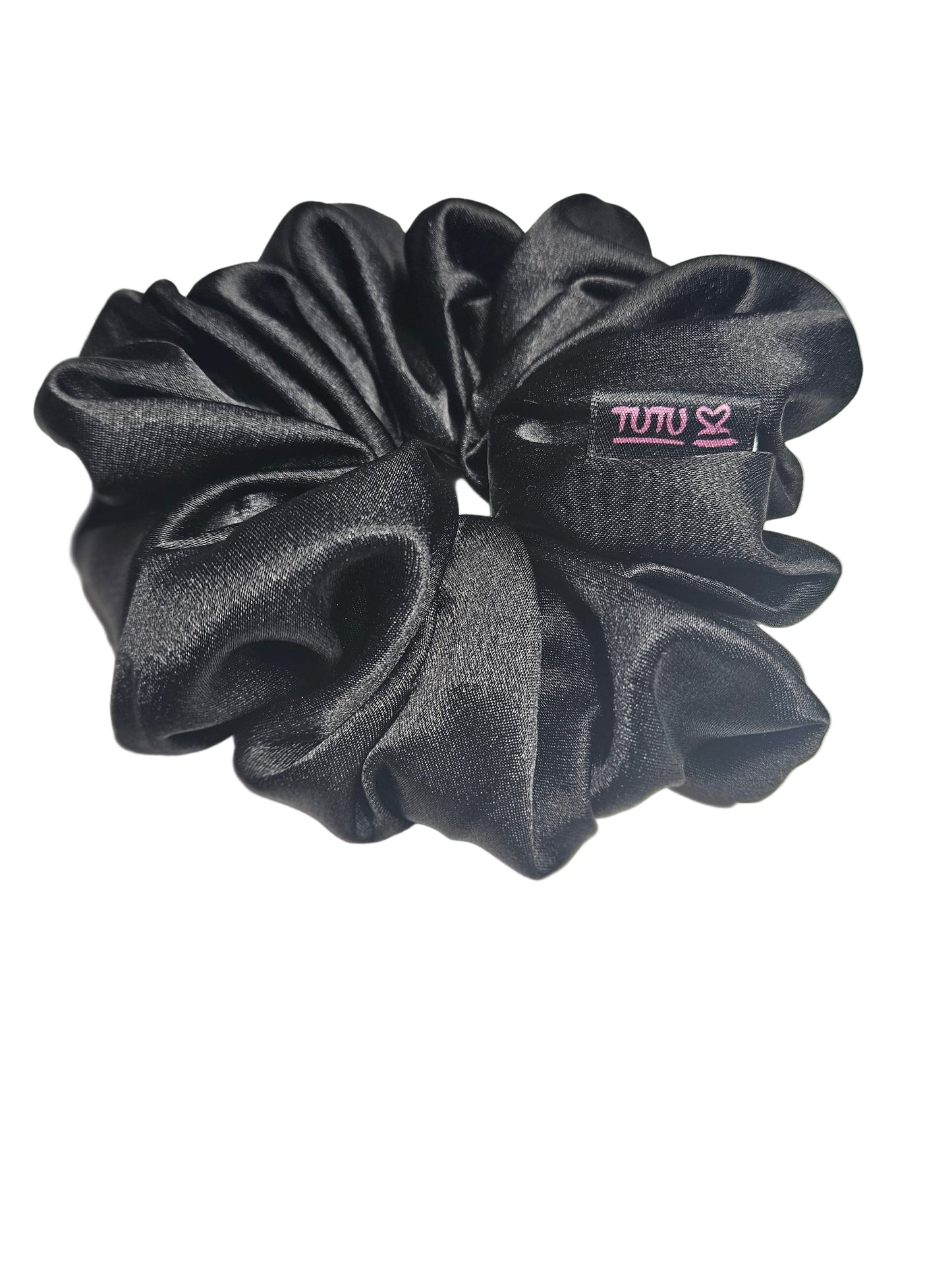 Luxury Satin Scrunchie - RAVEN