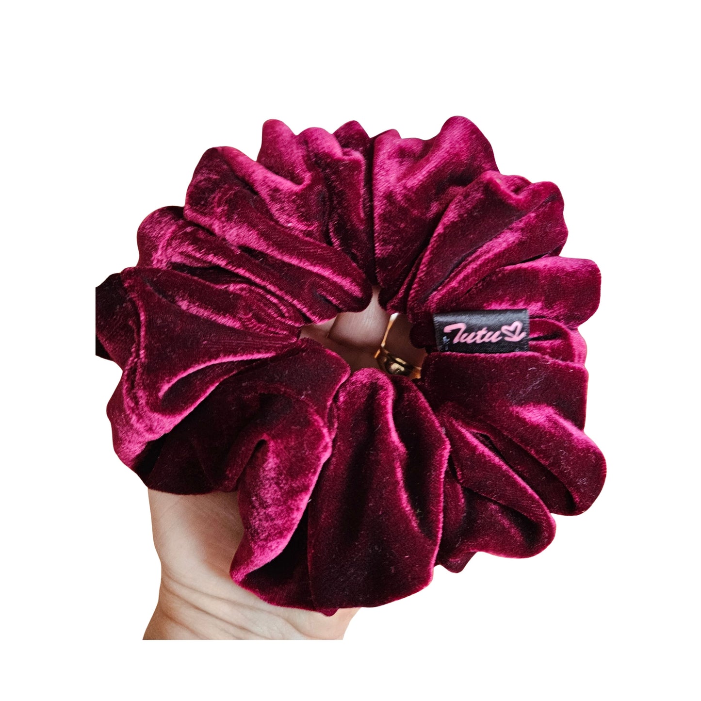 Luxurious Velvet Scrunchie - RUBY