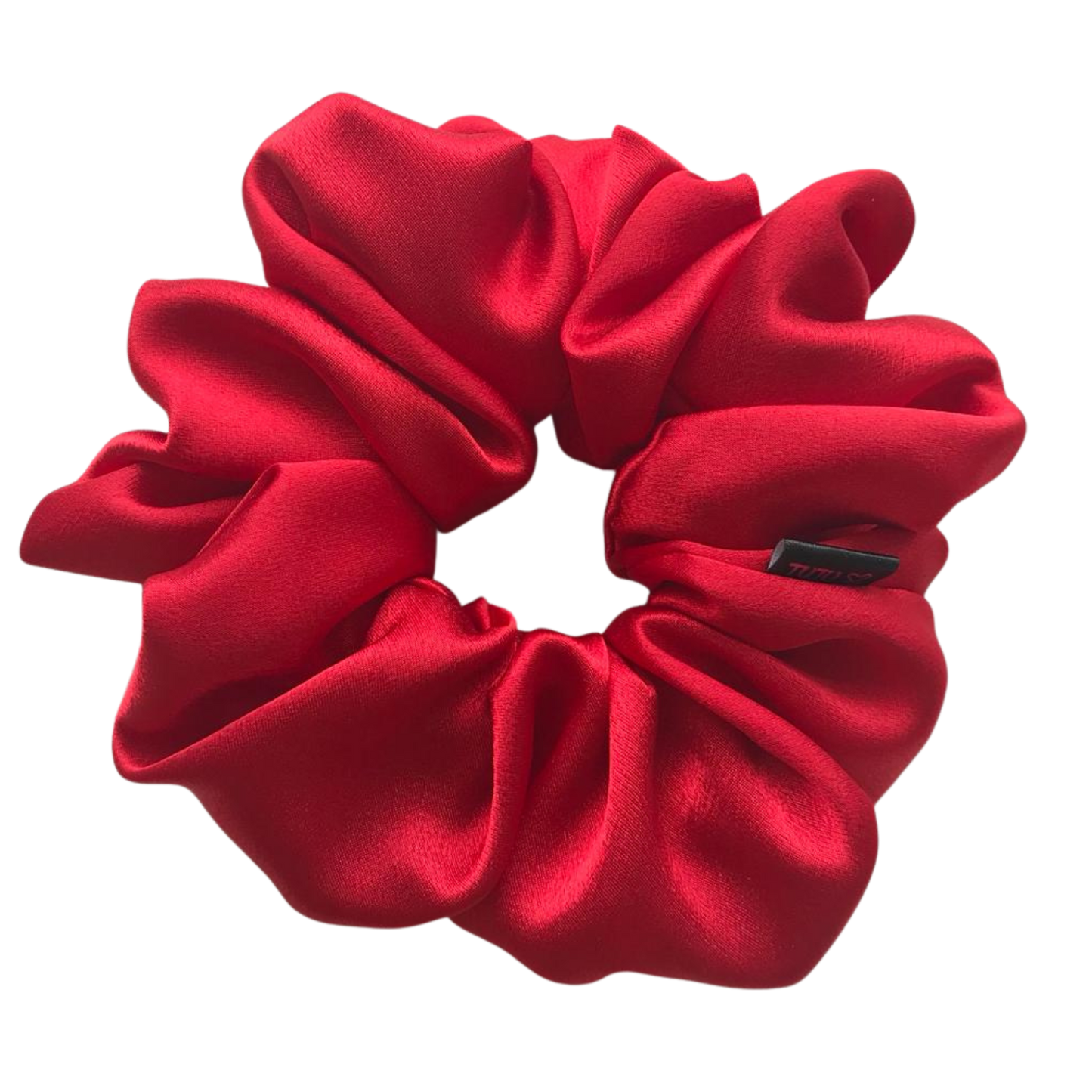 Luxury Satin Scrunchie - POPPY