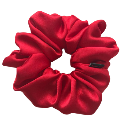 Luxury Satin Scrunchie - POPPY