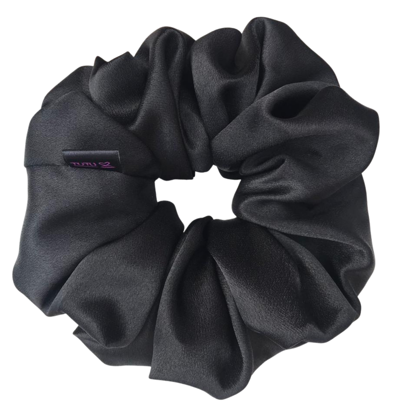 Luxury Satin Scrunchie - RAVEN