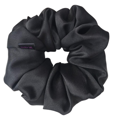 Luxury Satin Scrunchie - RAVEN