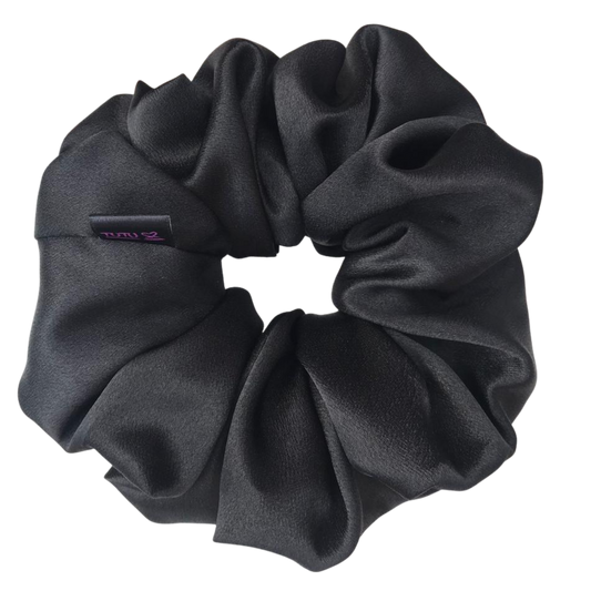Luxury Satin Scrunchie - RAVEN