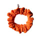 Small size fluorescent orange swim scrunchie 