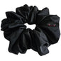 Black lycra swim scrunchie 