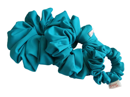 Lycra swim gym scrunchies