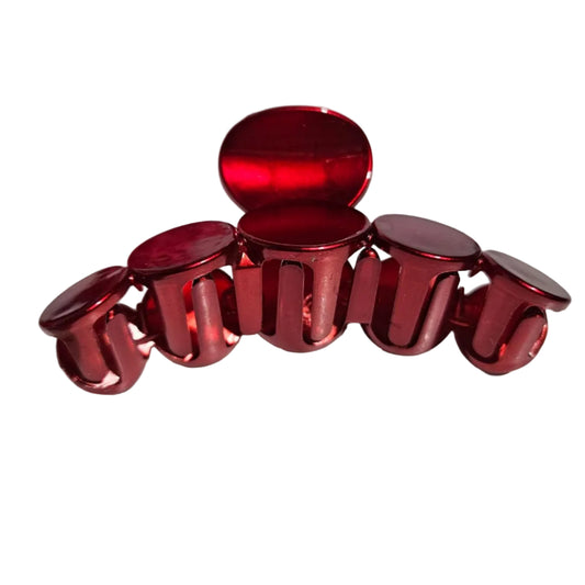 Red Bubble Hair Claw