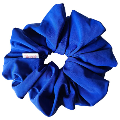 XXL Electric Blue lycra swim scrunchie 
