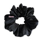 Medium black lycra swim scrunchie 