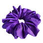 Purple Lycra swim scrunchie