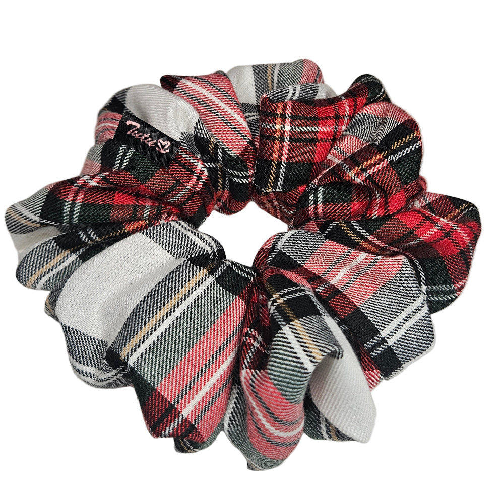 Luxury Tartan Scrunchie - FREYA
