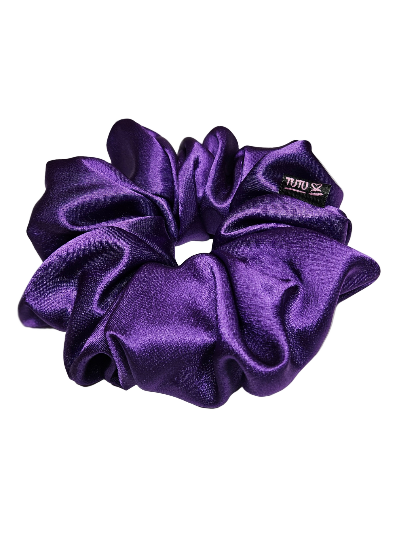 Luxury Satin Scrunchie - VIOLET