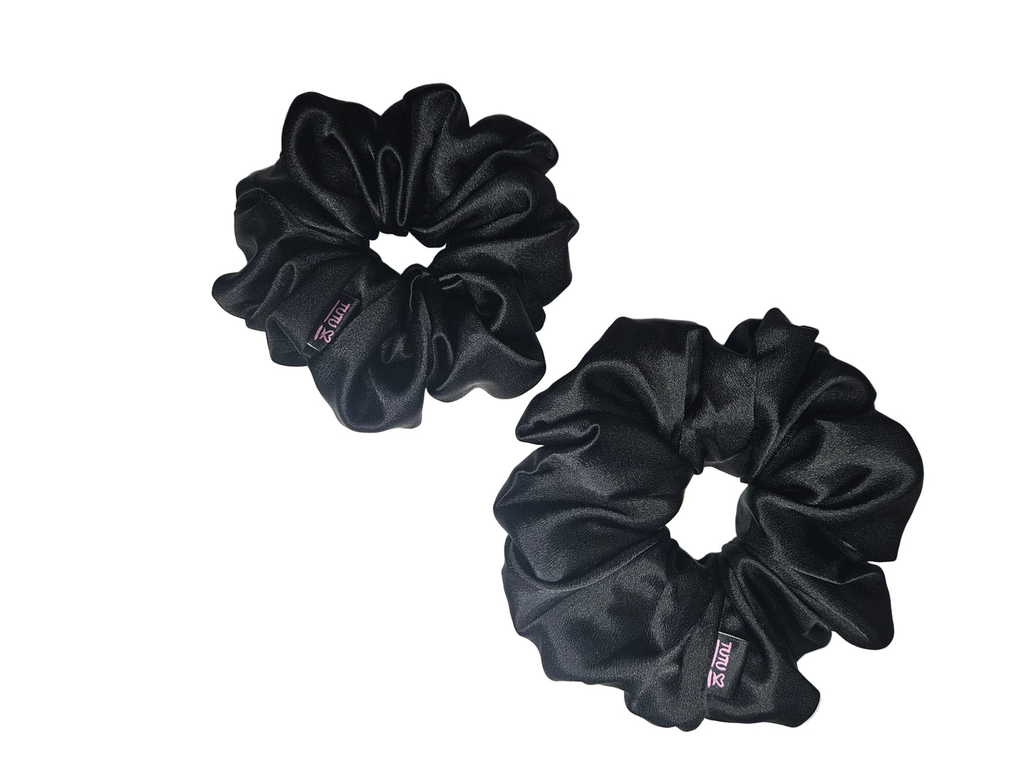 Luxury Satin Scrunchie - RAVEN