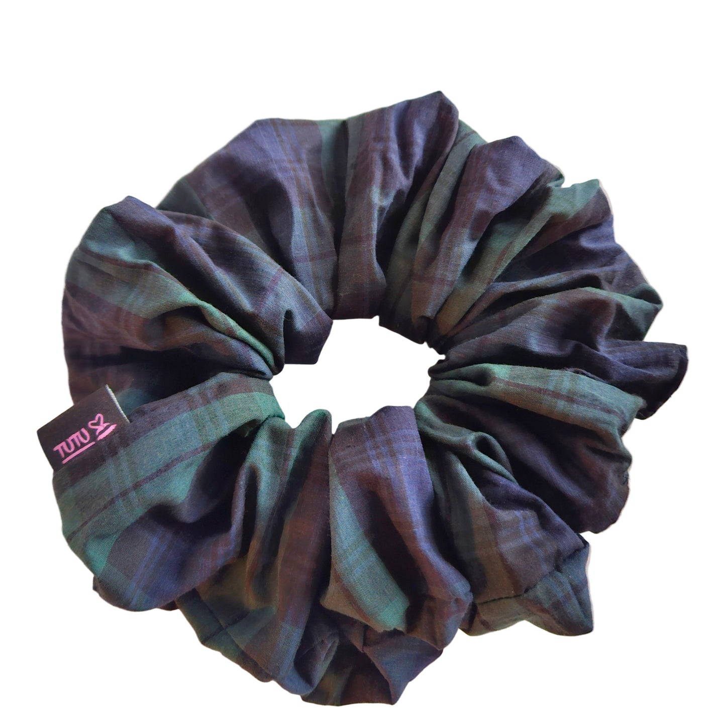 Luxury Tartan Scrunchie - CLAIRE