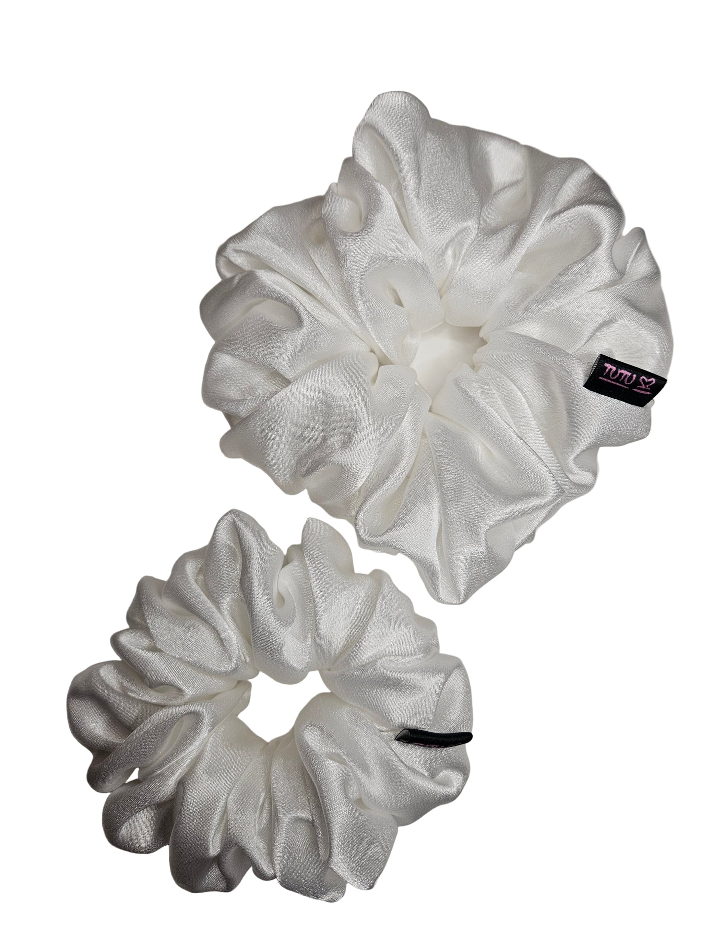 Luxury Satin Scrunchie - ANGEL