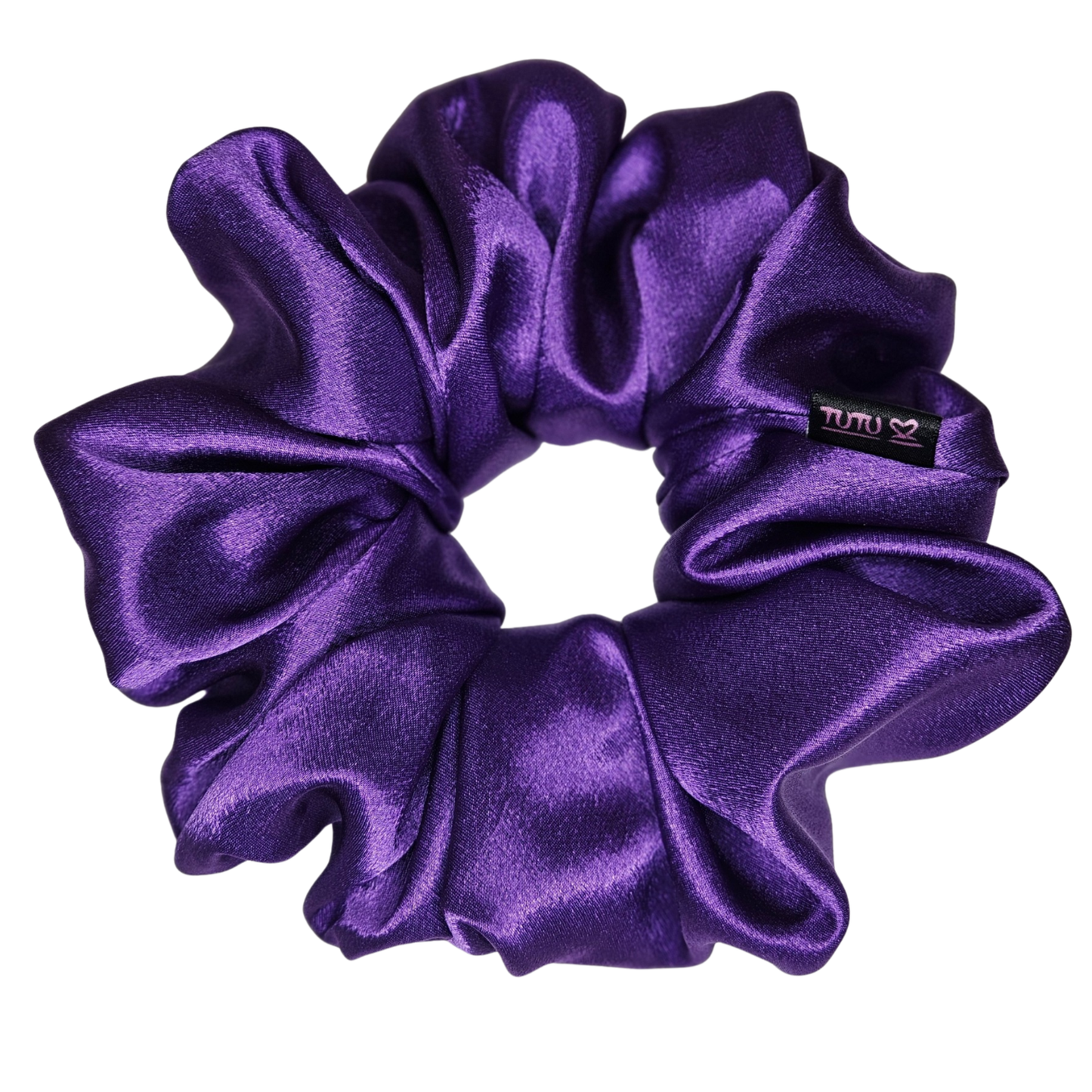 Luxury Satin Scrunchie - VIOLET