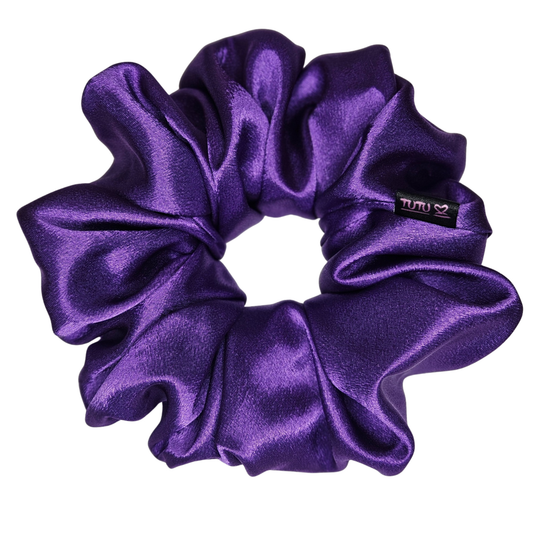 Luxury Satin Scrunchie - VIOLET