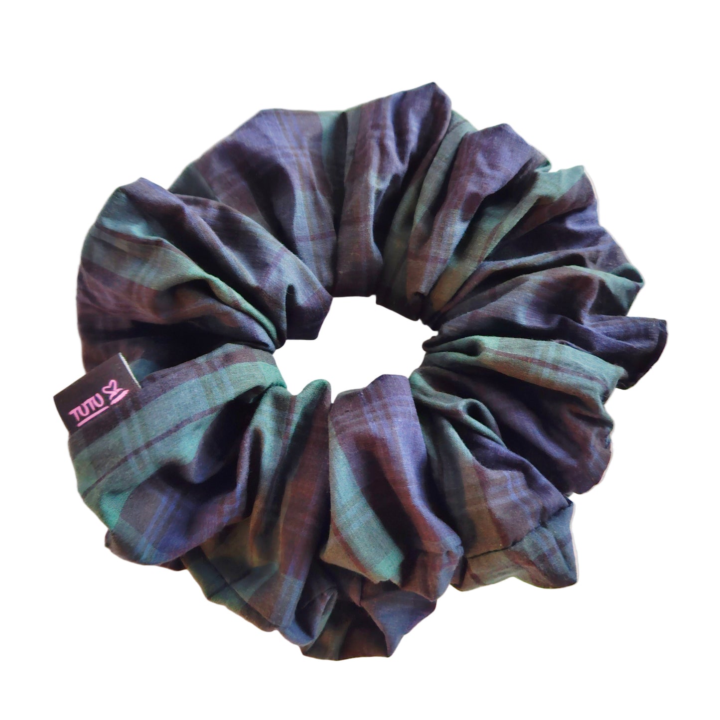 Luxury Tartan Scrunchie - CLAIRE