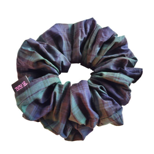 Luxury Tartan Scrunchie - CLAIRE