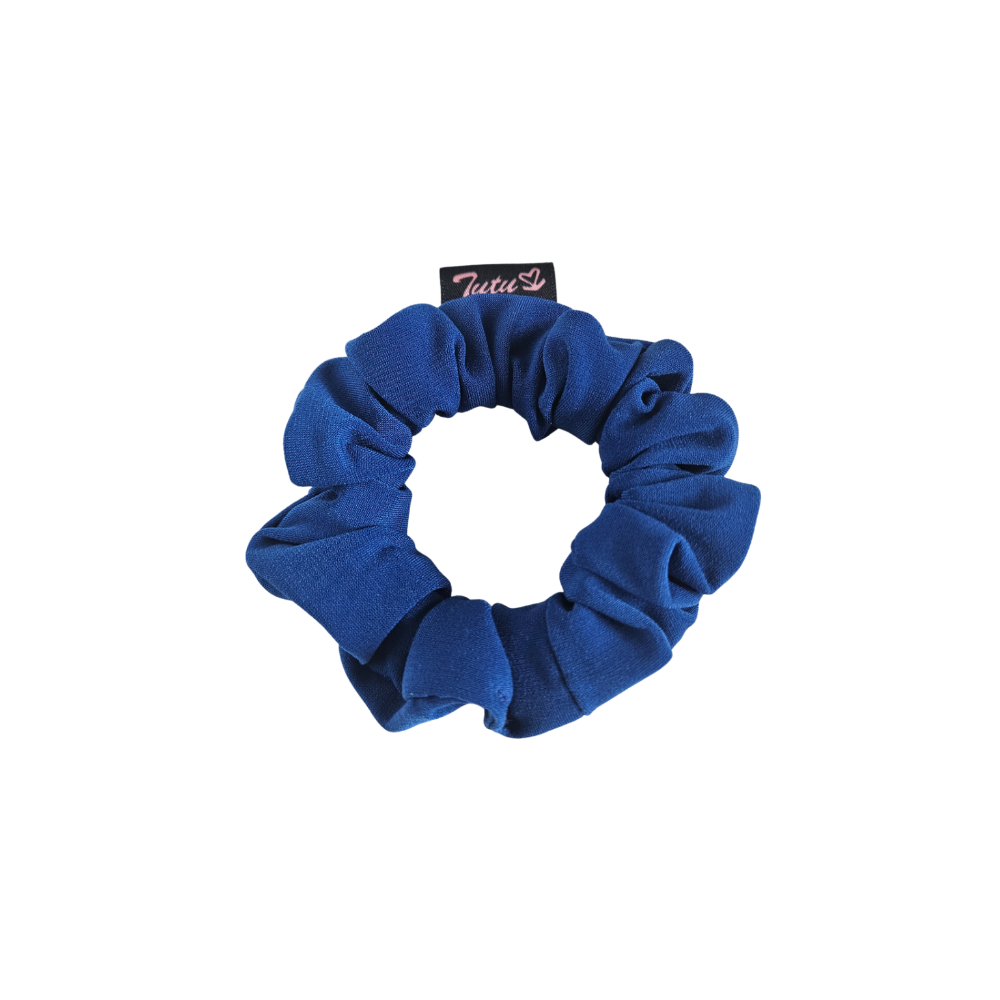 royal blue school scrunchie