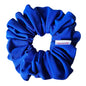 Medium Electric Blue lycra swim scrunchie 