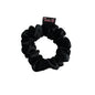 Small black lycra swim hair scrunchie 