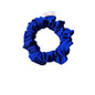 Small Electric Blue lycra swim scrunchie 