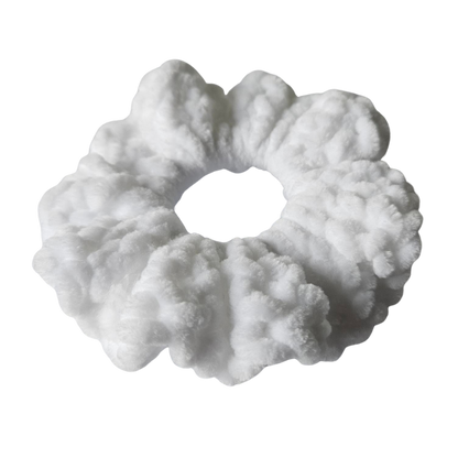 Crochet scrunchies trio