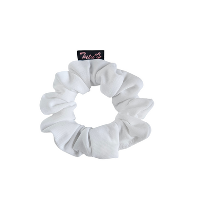 white school scrunchie